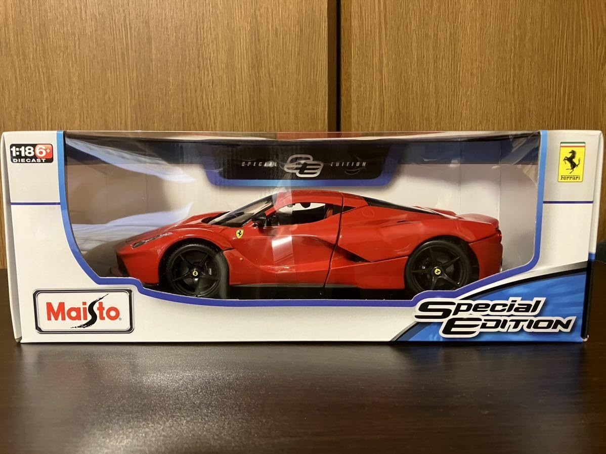 ⭐︎新品未開封⭐︎ラフェラーリ　マイスト社製　ミニカー Amazon | マイスト 1/18ラフェラーリ Laferrari ダイキャスト製